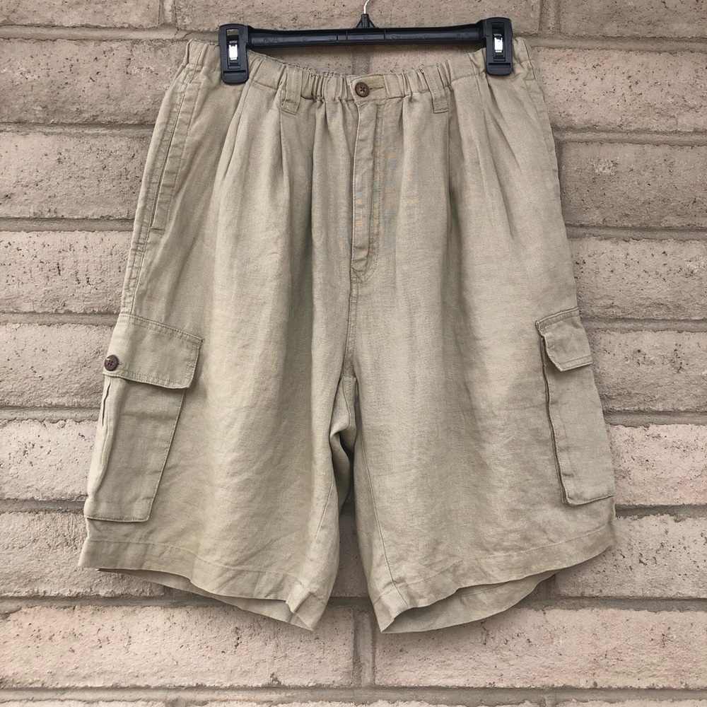 Men's Tommy Bahama Linen Cargo Shorts Size M